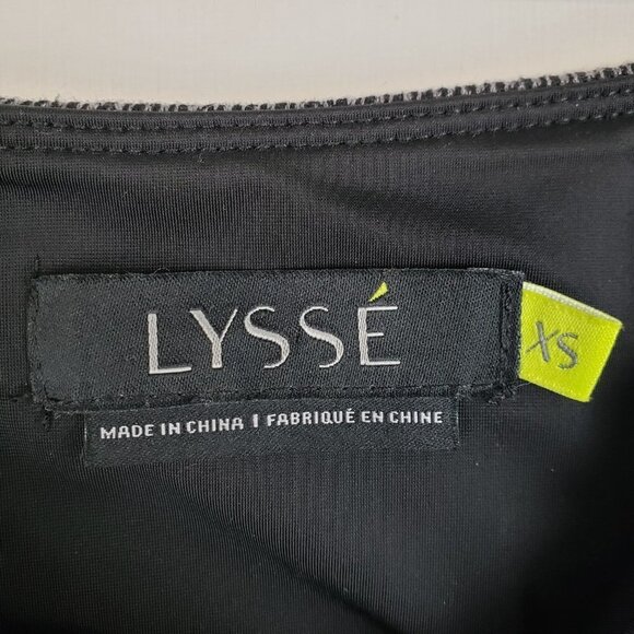 Lysse Leggings Gray Herringbone Slimming Waistband Ponte Knit Womens Size XS - Picture 6 of 9